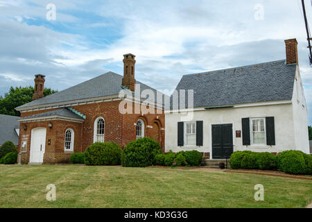 Richmond County Courthouse, Warschau, Virginia Stockfoto