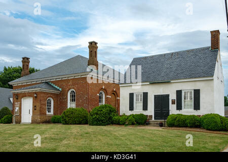 Richmond County Courthouse, Warschau, Virginia Stockfoto