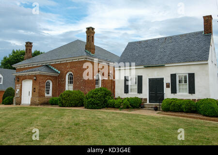 Richmond County Courthouse, Warschau, Virginia Stockfoto