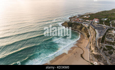 Azenhas do Mar, Portugal Stadt am Meer Stockfoto