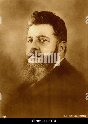 Rhené-Baton portrait. Der französische Dirigent und Komponist (1879-1940), wirklicher Name René Baton. Foto von Manuel Freres. (1913 - 1939) Stockfoto