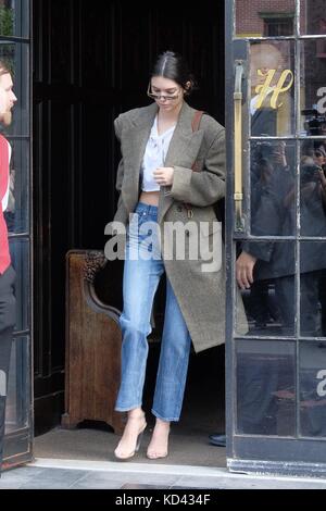 Kendal Jenner Out and about: Kendal Jenner Wo: Manhattan, New York, Vereinigte Staaten Wann: 08 Sep 2017 Credit: TNYF/WENN.com Stockfoto