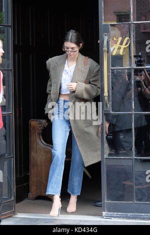 Kendal Jenner Out and about: Kendal Jenner Wo: Manhattan, New York, Vereinigte Staaten Wann: 08 Sep 2017 Credit: TNYF/WENN.com Stockfoto