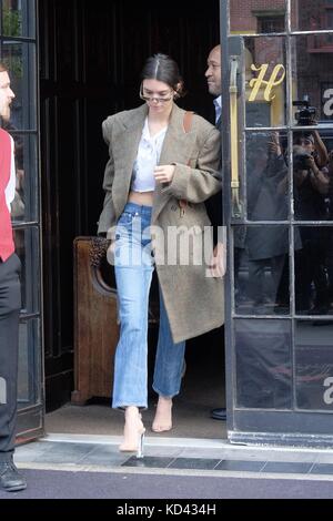 Kendal Jenner Out and about: Kendal Jenner Wo: Manhattan, New York, Vereinigte Staaten Wann: 08 Sep 2017 Credit: TNYF/WENN.com Stockfoto