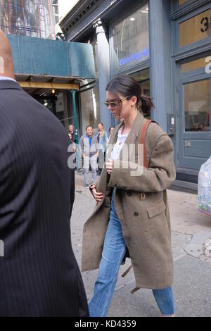 Kendal Jenner Out and about: Kendal Jenner Wo: Manhattan, New York, Vereinigte Staaten Wann: 08 Sep 2017 Credit: TNYF/WENN.com Stockfoto