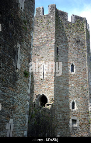 North West Tower. Caerphilly Castle. Stockfoto