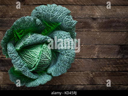 frischen Wirsing Stockfoto