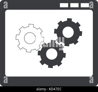 Isolierte Business Icon Stock Vektor