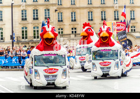 Schlussetappe in Paris der Tour de France 2017 Stockfoto