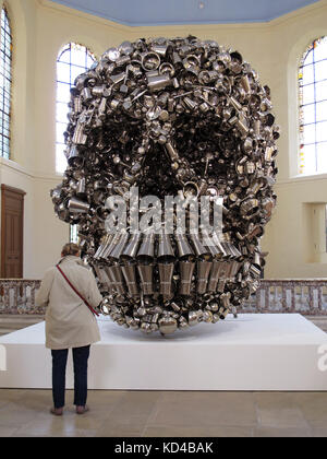 Sehr hungrig Gott von Subodh Gupta, alte laennec Krankenhaus, Sitz der kering und Balenciaga, Paris, Frankreich, Europa Stockfoto