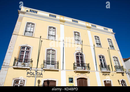 Lagos, Portugal - 10. September 2017: Das Gebäude, in dem die Lagos touristische Informationen, die sich auf Praca Gil Eanes in Lagos, Portugal, am 10. Sept. Stockfoto