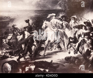 Gemälde der Darstellung der Schlacht von Rocroi