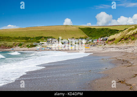 Der Strand von challaborough Bay in der Nähe von bigbury South Devon England uk Europa Stockfoto