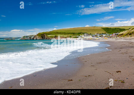 Der Strand von challaborough Bay in der Nähe von bigbury South Devon England uk Europa Stockfoto