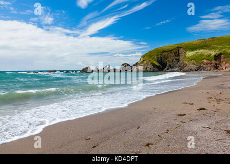 Der Strand von challaborough Bay in der Nähe von bigbury South Devon England uk Europa Stockfoto