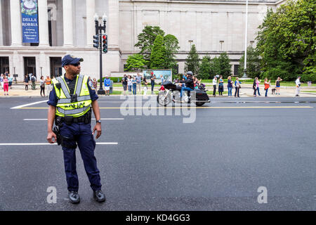 Washington DC, District of Columbia, Constitution Avenue, Rolling Thunder Ride for Freedom, Biker-Radfahrer Fahrrad Fahrräder, Radfahren Radfahren Reiten Reiter cy Stockfoto