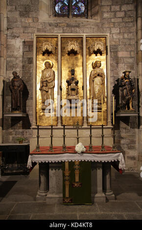 Kapelle der Jungfrau von Montserrat in der Santa Maria del Pi Kirche im gotischen Viertel von Barcelona Katalonien Spanien Stockfoto