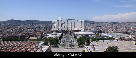 Museu Nacional d'Art de Catalunya Katalanische Nationalmuseum für Kunst MNAC Plaza de España Barcelona Katalonien Spanien Stockfoto