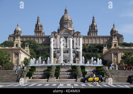 Museu Nacional d'Art de Catalunya Katalanische Nationalmuseum für Kunst MNAC Plaza de España Barcelona Katalonien Spanien Stockfoto
