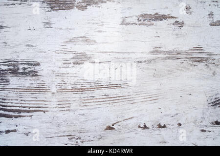 Distressed weiß Holz- hintergrund Textur Stockfoto