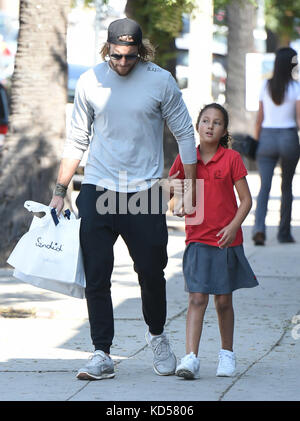 Gabriel Aubry und seine Tochter nahla Aubry gehen Sie shoppen in herrlichen mit: Gabriel Aubry, nahla Aubry wo: Los Angeles, Kalifornien, Vereinigte Staaten, wenn: 08 Sep 2017 Credit: wenn.com Stockfoto