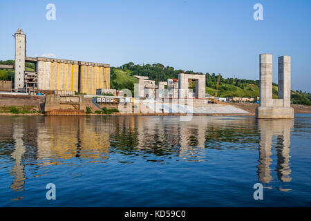 Russland, Nishnij Nowgorod - 2007 u-bridge constraction Stockfoto