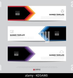 Gestaltung von Flyer, Banner, Broschüren und Karten Vorlage, Banner Design für Business Präsentation, header Template, Banner für Web Template, Stock Vektor