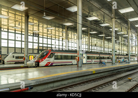 Cadiz Bahnhof Stockfoto