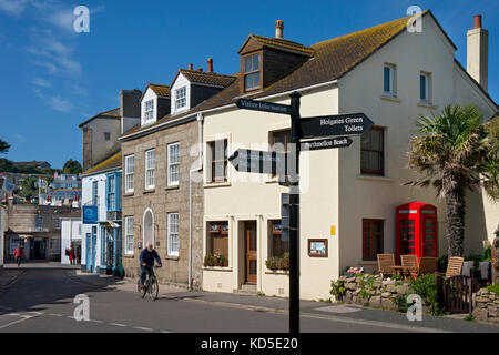 Hugh Town, st.Maria, die Scilly Inseln, Britische Inseln Stockfoto