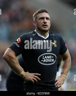 Wasps Jimmy Gopperth beim Aviva Premiership Spiel in der Ricoh Arena, Coventry. Stockfoto