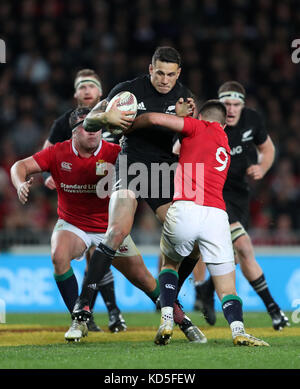 Neuseelands Sonny Bill Williams beim ersten Test der British und Irish Lions Tour 2017 im Eden Park, Auckland. Stockfoto