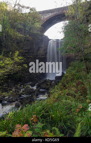 Ashgill Falls, in der Nähe von Garrigill in Cumbria Stockfoto