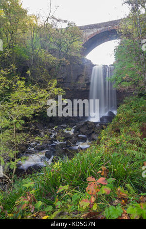 Ashgill Falls in Garrigill, Cumbria Stockfoto