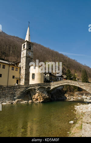 Fontainemore, Aostatal, Italien Stockfoto