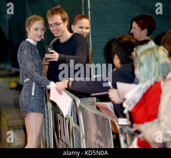 Foto Muss Gutgeschrieben werden ©Alpha Press 079965 08/10/2017 Saoirse Ronan Am Chesil Beach Screening während des 61. BFI LFF London Film Festival 2017 in London Stockfoto