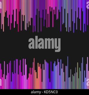 Farbiger Hintergrund von vertikal gerundet Streifen in dunklen Tönen - Abstrakte grafik design Stock Vektor