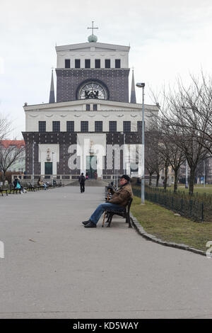 Jiriho z Podebrad Platz in Prag, Vinohrady, Neustadt, Tschechische republik, Europa Stockfoto