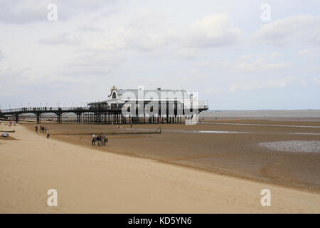 Cleethorpes pier, Cleethorpes, Lincolnshire, England Stockfoto