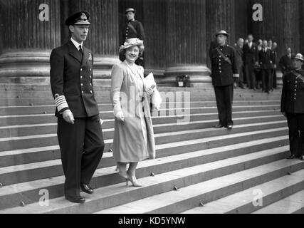 King George VI und Queen Elizabeth 1942 Stockfoto