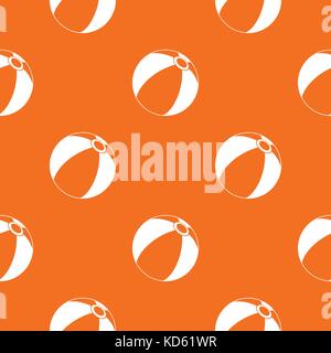 Beach ball Muster nahtlose Stock Vektor