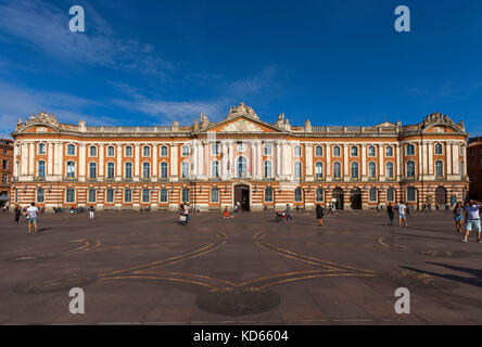 Toulouse (Südfrankreich): City Hall in "Place du Capitole" Platz, in der Innenstadt von Toulouse (nicht für Postkarte Produktion verfügbar) Stockfoto