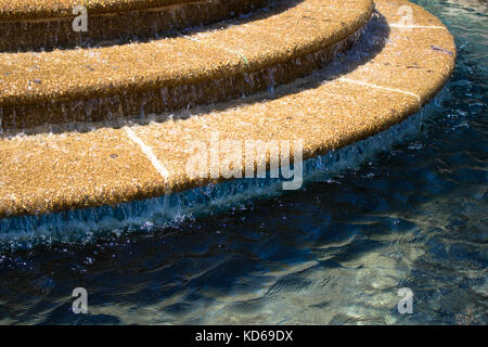 Fließendes Wasser/Wasserfall Stockfoto