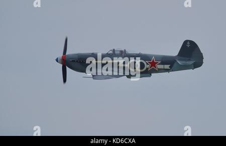 Die Greenwood Jakowlew Yak-3 UA Stockfoto