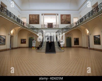 Cordoba, Argentinien - 2017: Innenraum des Museums der Schönen Künste Evita (Museo Superior de Bellas Artes Evita). Stockfoto