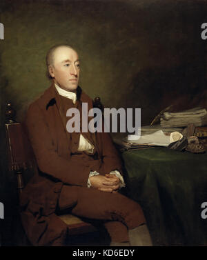 James HUTTON (1726-1796) schottischer Geologe und Arzt, der 1776 von Henry Raeburn gemalt wurde Stockfoto