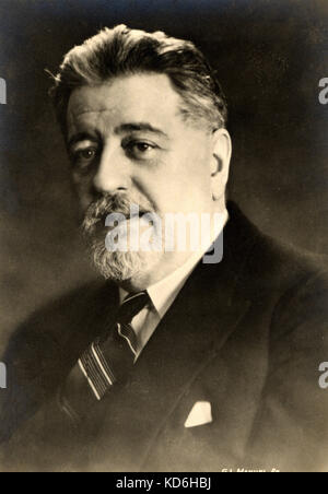 Rhené-Baton Porträt der französische Dirigent und Komponist (1879-1940), wirklicher Name René Baton. Foto von G.L. Manuel Fr (1913-1939) Stockfoto