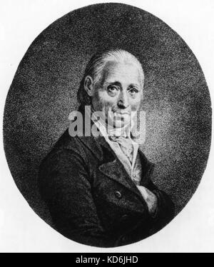 Jan Krtitel Vanhal. Böhmische Komponist, 1739-1813. Stockfoto