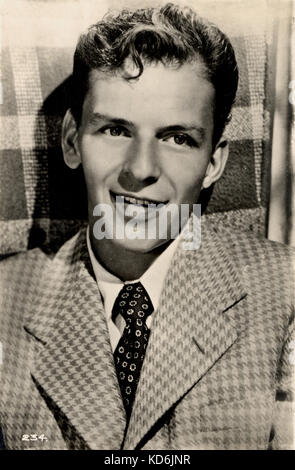 Frank Sinatra, amerikanischer Sänger, Schauspieler und Regisseur, 1915-1998. Nur redaktionelle Verwendung Stockfoto