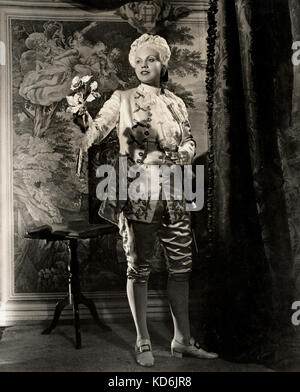 Constance Shacklock als Graf Octavian in Richard Strauss' Oper "Der Rosenkavalier". Englisch Mezzosopran, 1913 -. Strauss, Deutscher Komponist und Dirigent, 1864-1949. Stockfoto