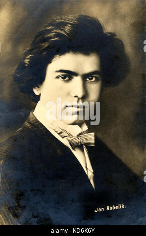 Jan KUBELIK Tschechische Violinist, 1880-1940 Stockfoto